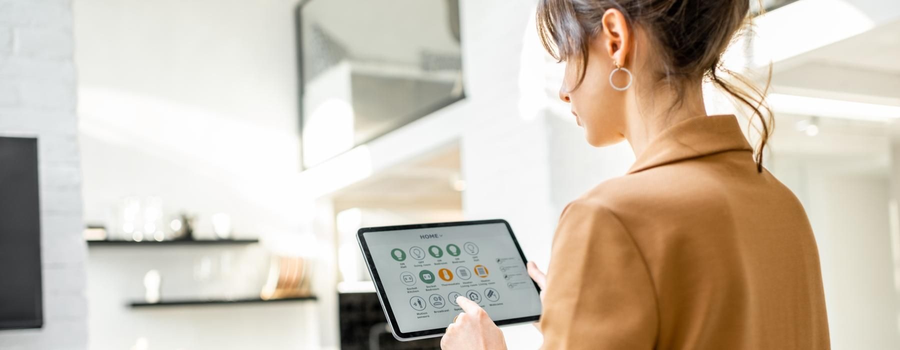 a person holding a tablet